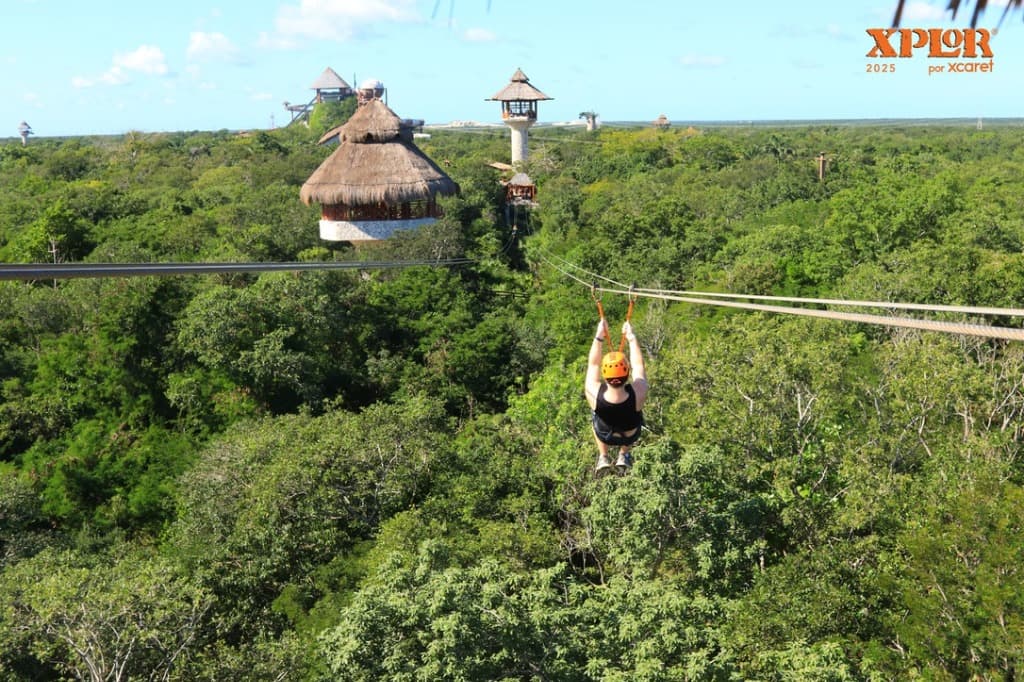 Ziplining in Mexico